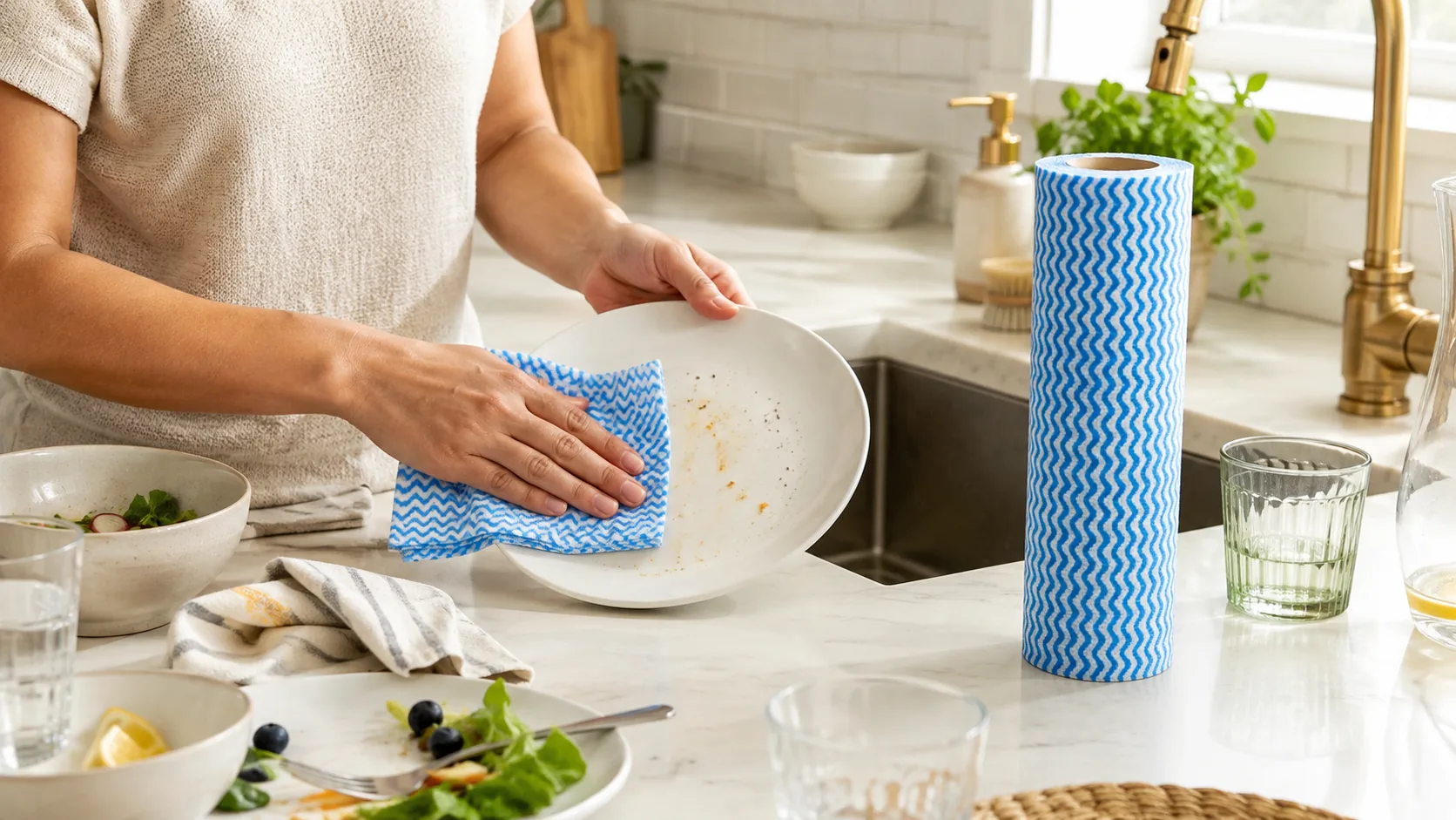 Disposable Kitchen Cleaning Cloths