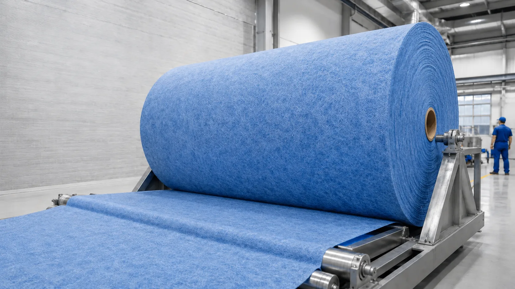 Spunlace nonwoven roll